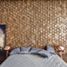 Honey Mosaic Wood Wall Panel