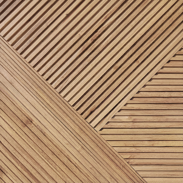 3D Geometric Pattern Wooden Slat Panels | GroovePanel®