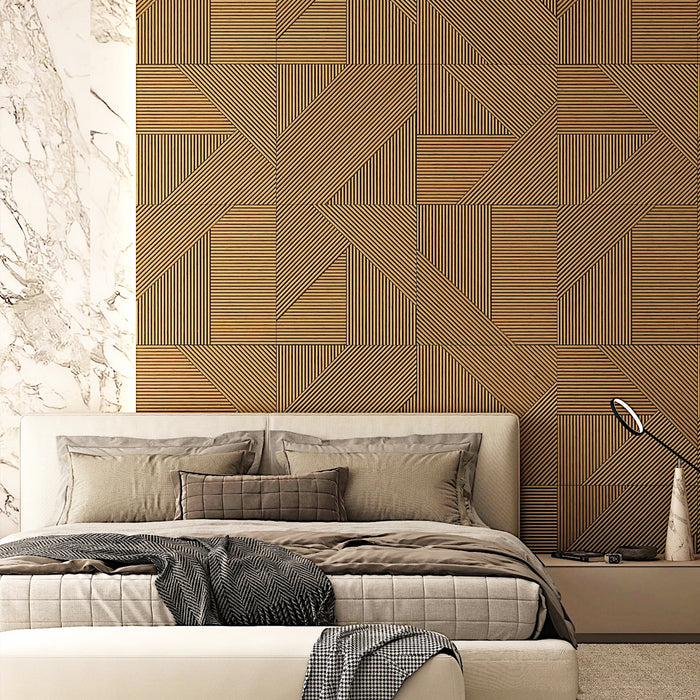 Mosaic Wood Wall Panel