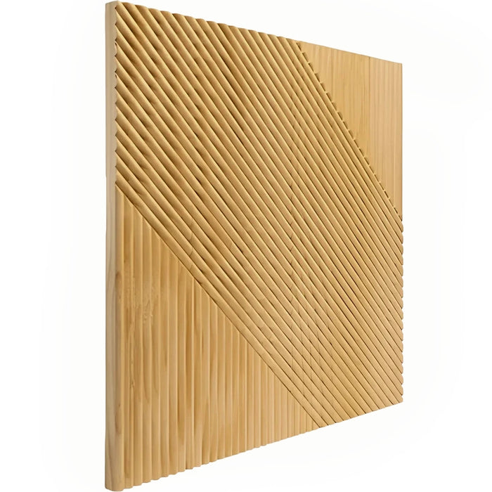 Crossing Lines Solid Wood Wall Panels | GroovePanel®