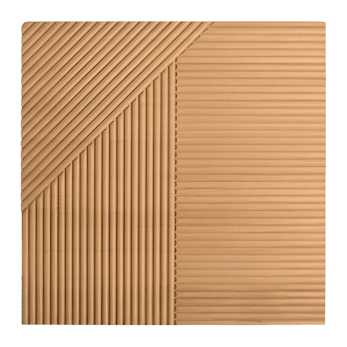 Natural Oak Crossing Lines Solid Wood Wall Panels | GroovePanel®