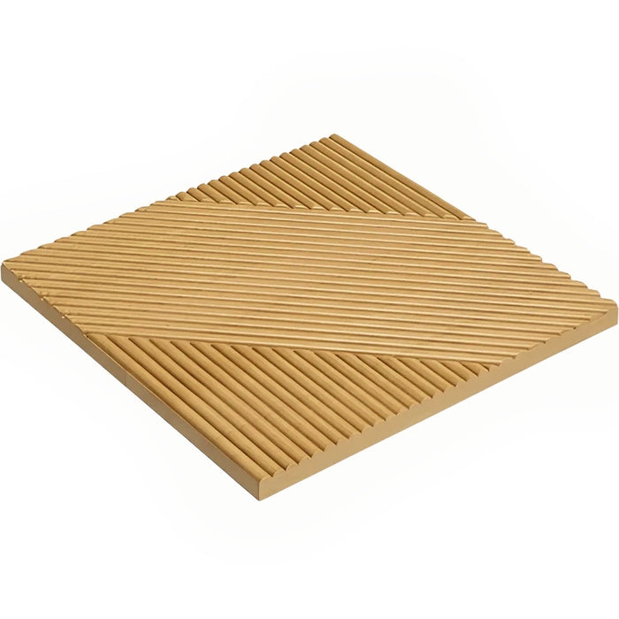 Crossing Lines Solid Wood Wall Panels | GroovePanel®