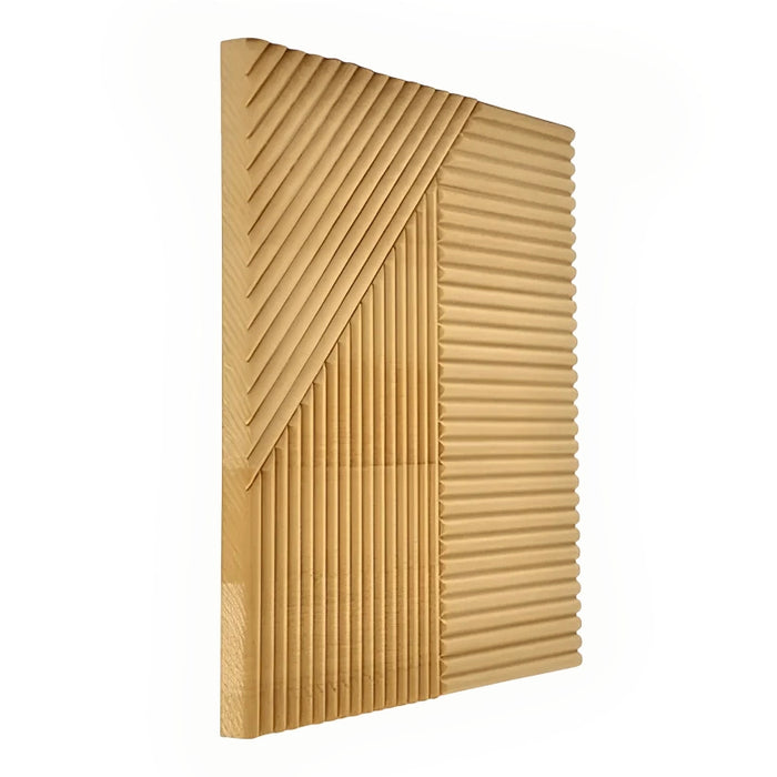 Crossing Lines Solid Wood Wall Panels | GroovePanel®