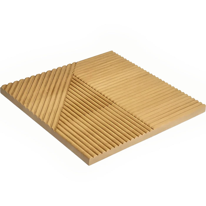 Crossing Lines Solid Wood Wall Panels | GroovePanel®