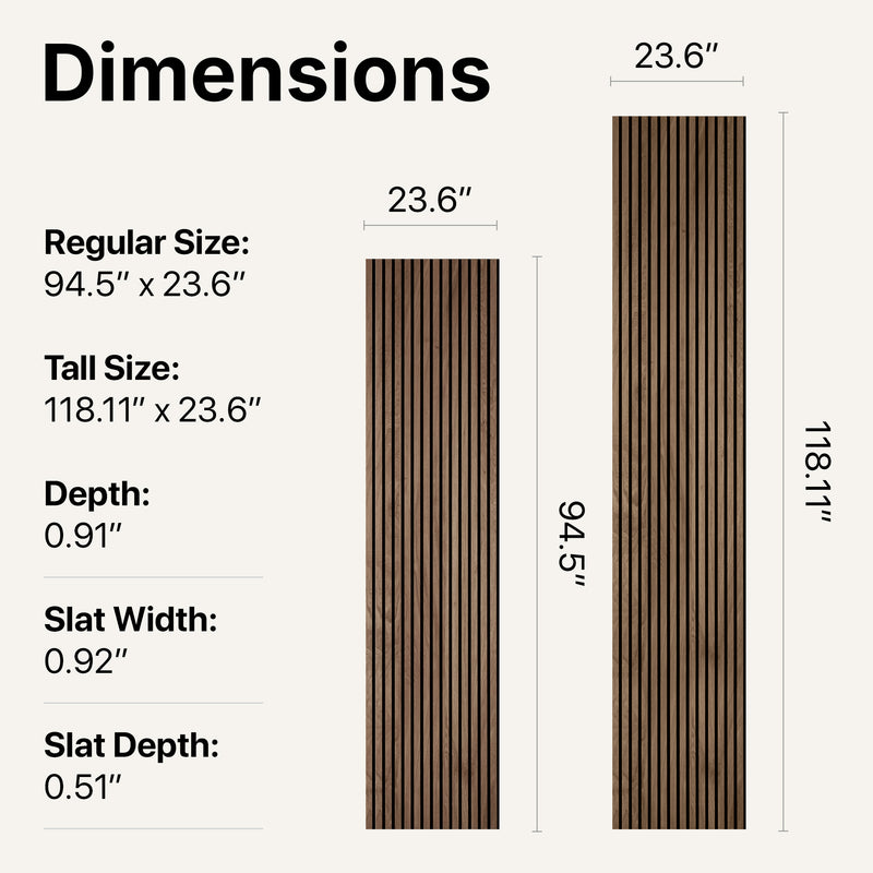 Acoustic Slat Wood Wall Panels in Walnut — view 7