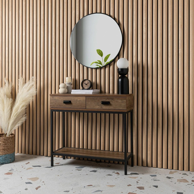Acoustic Curve Wood Wall Panels in Golden Oak — view 3