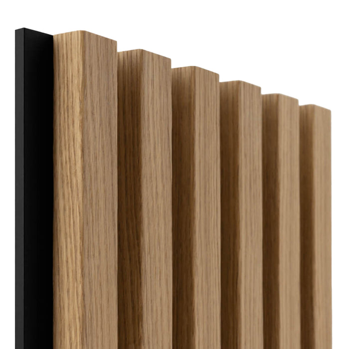 American Golden Acoustic Slat Wood Wall Panels | 3-Sided Veneer | SoundPanel®