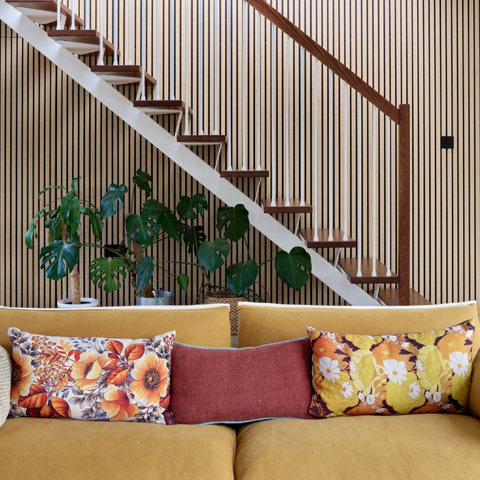 American Golden Acoustic Slat Wood Wall Panels | 3-Sided Veneer | SoundPanel®-Indoor-The Panel Hub