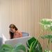 American Golden Acoustic Slat Wood Wall Panels | SoundPanel®.