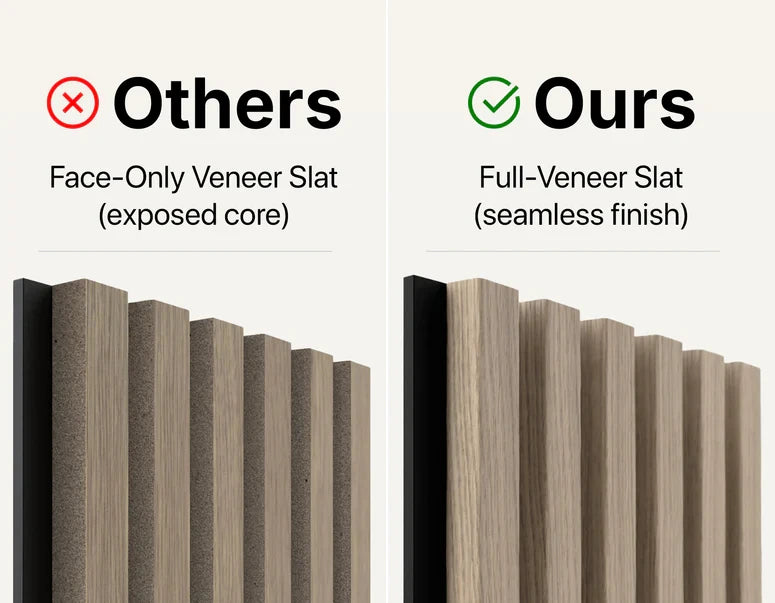 100% Real Wood Veneer