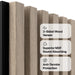 American Golden Acoustic Slat Wood Wall Panels | SoundPanel®.