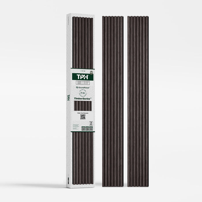 American Smoke Acoustic Slat Wall Panels | 3-Sided Veneer | SoundPanel®