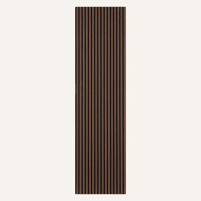 American Walnut Acoustic Slat Wood Wall Panels | 3-Sided Veneer | SoundPanel®