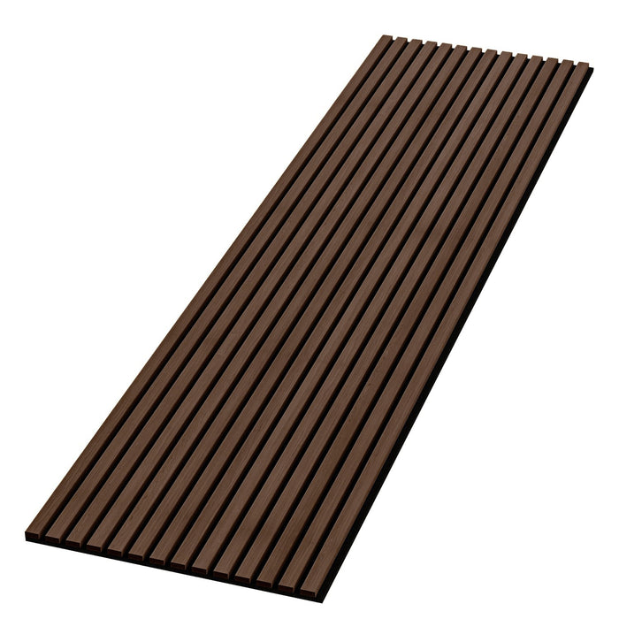 American Walnut Acoustic Slat Wood Wall Panels | 3-Sided Veneer | SoundPanel®
