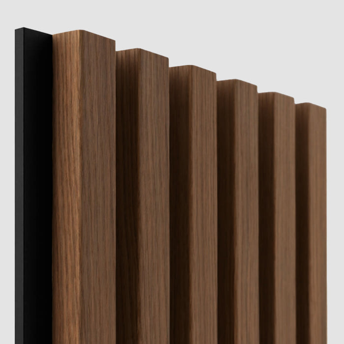 American Walnut Acoustic Wall Panels | 3-Sided Wood Veneer | SoundPanel®