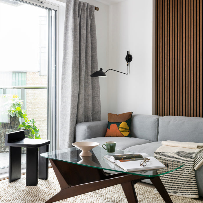 American Walnut Acoustic Slat Wood Wall Panels | 3-Sided Veneer | SoundPanel®