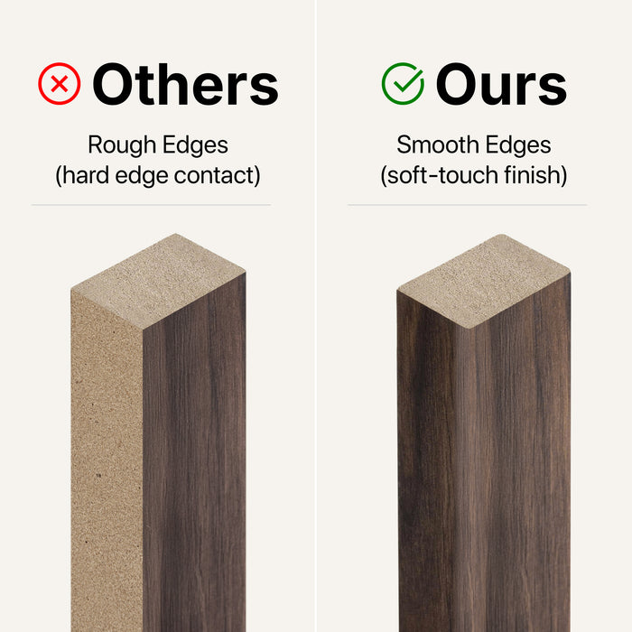 American Walnut Acoustic Slat Wood Wall Panels | 3-Sided Veneer | SoundPanel®-Indoor-The Panel Hub