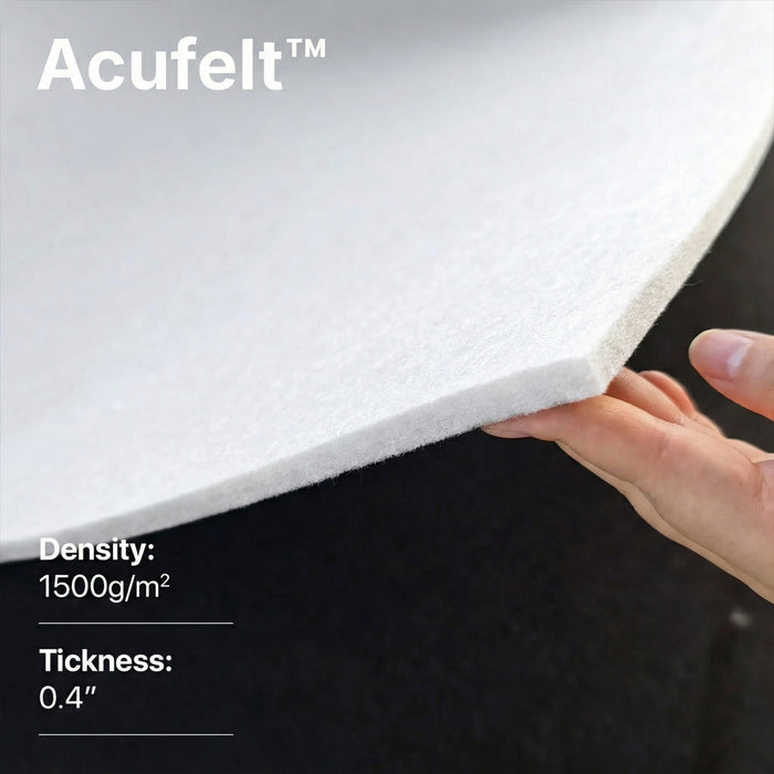 American Acoustic Slat White Felt Wood Wall Panels | SoundPanel™