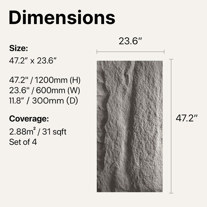 Stone Rock Wall Panel | RockSurface®