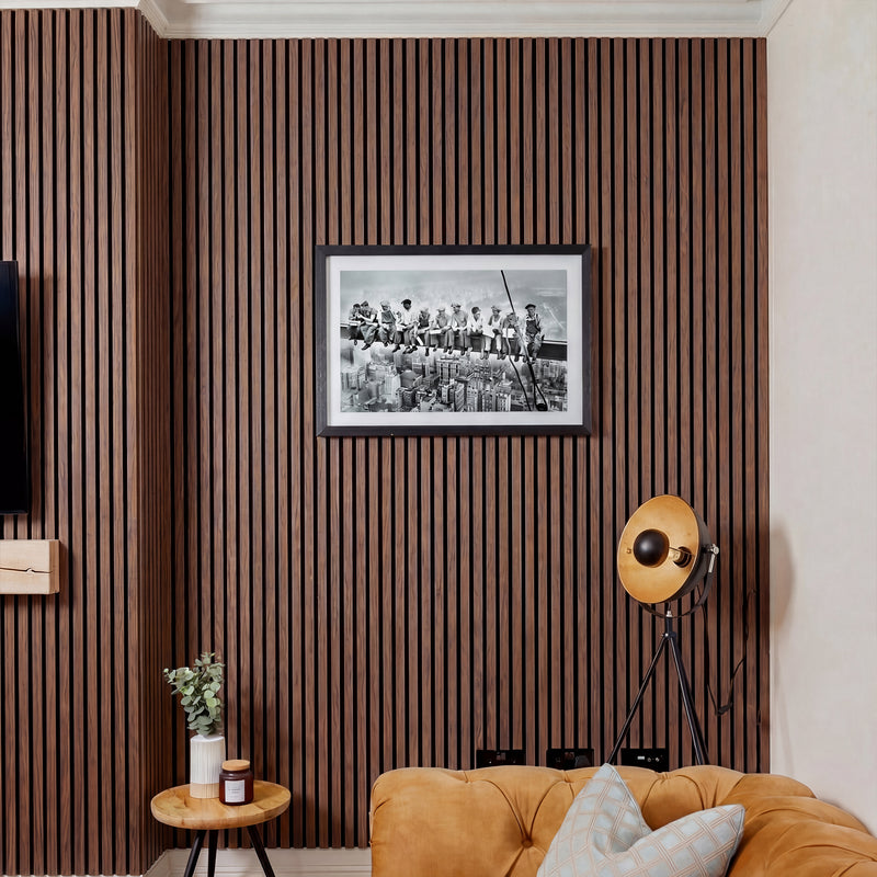 Acoustic Slat Wood Wall Panels in Classic Oak — view 10