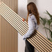 America Golden Acoustic Wall Panels | 3 - Sided Wood Veneer | SoundPanel® - The Panel Hub