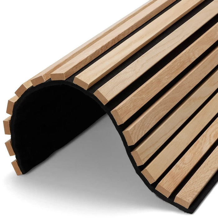America Golden Acoustic Wall Panels | 3 - Sided Wood Veneer | SoundPanel® - The Panel Hub