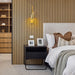 America Golden Acoustic Wall Panels | 3 - Sided Wood Veneer | SoundPanel® - The Panel Hub