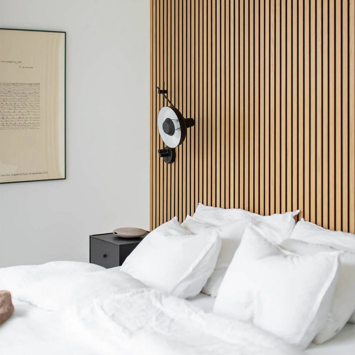 America Golden Acoustic Wall Panels | 3 - Sided Wood Veneer | SoundPanel® - The Panel Hub