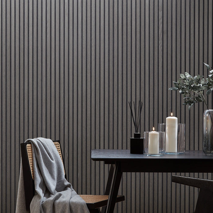 America Grey Acoustic Wall Panels | 3-Sided Wood Veneer | SoundPanel®.