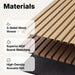America Walnut Acoustic Wall Panels | 3-Sided Wood Veneer | SoundPanel®.