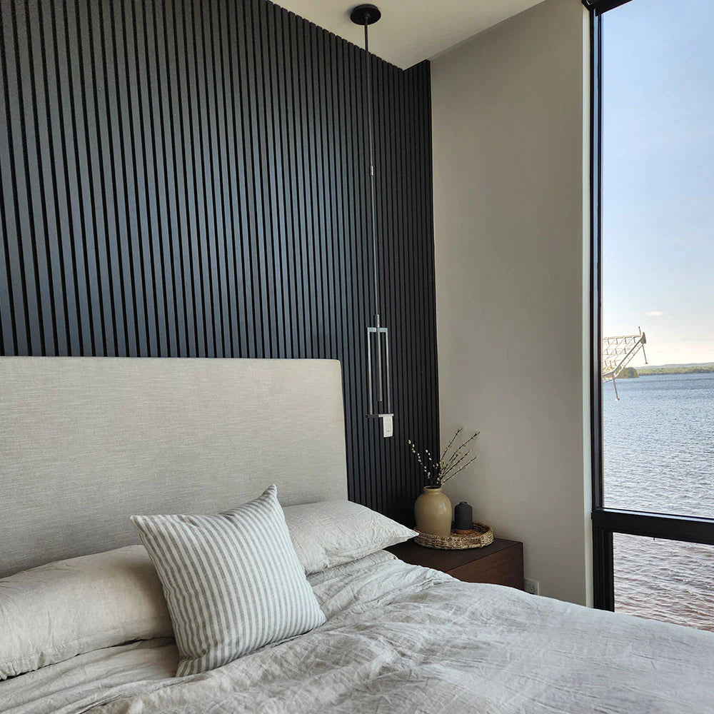 Wood Accent Wall Panels for Simple Bedroom Upgrades