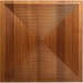Brown Parallel Solid Wood Wall Panel | GroovePanel®.