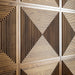 Brown Parallel Mosaic Solid Wood Wall Panel | GroovePanel® - The Panel Hub