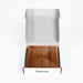 Brown Parallel Mosaic Solid Wood Wall Panel | GroovePanel® - The Panel Hub