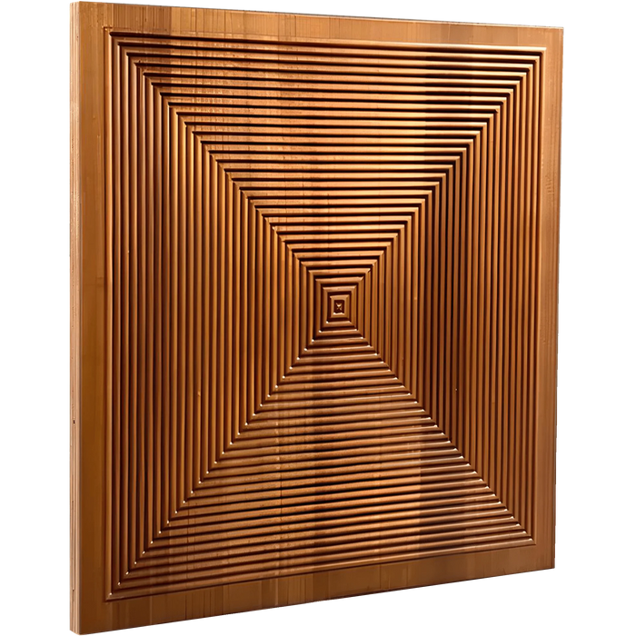 Brown Parallel Solid Wood Wall Panel | GroovePanel®.