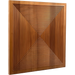 Brown Parallel Solid Wood Wall Panel | GroovePanel®.