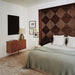 Brown Parallel Mosaic Solid Wood Wall Panel | GroovePanel® - The Panel Hub