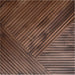 Dark Brown Tangram Mosaic Solid Wood Wall Panel | GroovePanel® - The Panel Hub