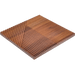 Espresso Crossing Lines Solid Wood Wall Panel | GroovePanel®.