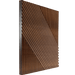 Espresso Crossing Lines Solid Wood Wall Panel | GroovePanel®.