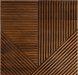 Espresso Crossing Lines Solid Wood Wall Panel | GroovePanel®.