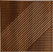 Espresso Crossing Lines Solid Wood Wall Panel | GroovePanel®.