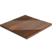 Espresso Crossing Lines Solid Wood Wall Panel | GroovePanel®.