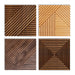 GroovePanel® | Solid Wood Wall Panel | Mixed Mosaic - Sample Box - The Panel Hub