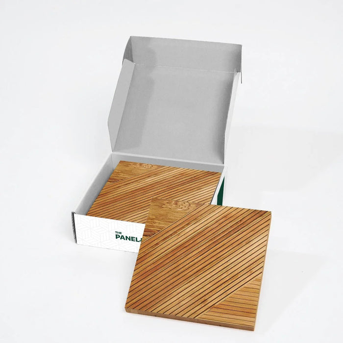 Tangram Solid Wood Wall Panels | GroovePanel®