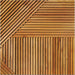 GroovePanel® Tangram Mosaic 100% Solid Wood Wall Panel | Golden Walnut.