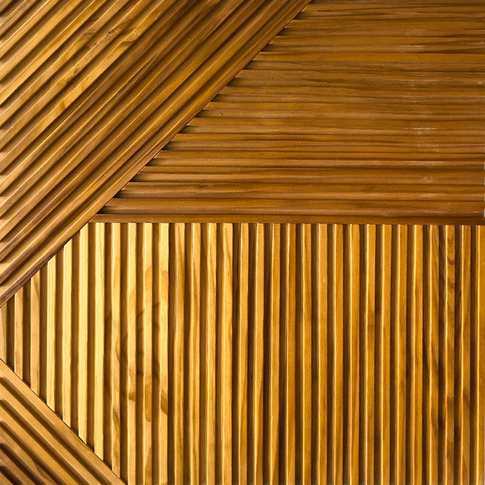 Tangram Solid Wood Wall Panels | GroovePanel®