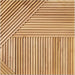 Light Brown Tangram Mosaic Solid Wood Wall Panel | GroovePanel®.