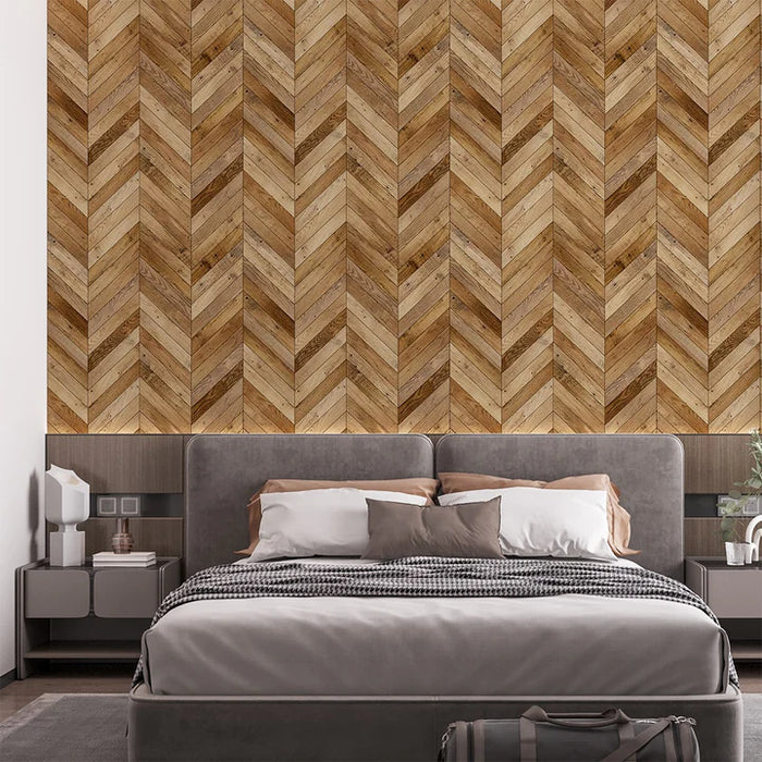 Triangular Mosaic Wood Wall Panel