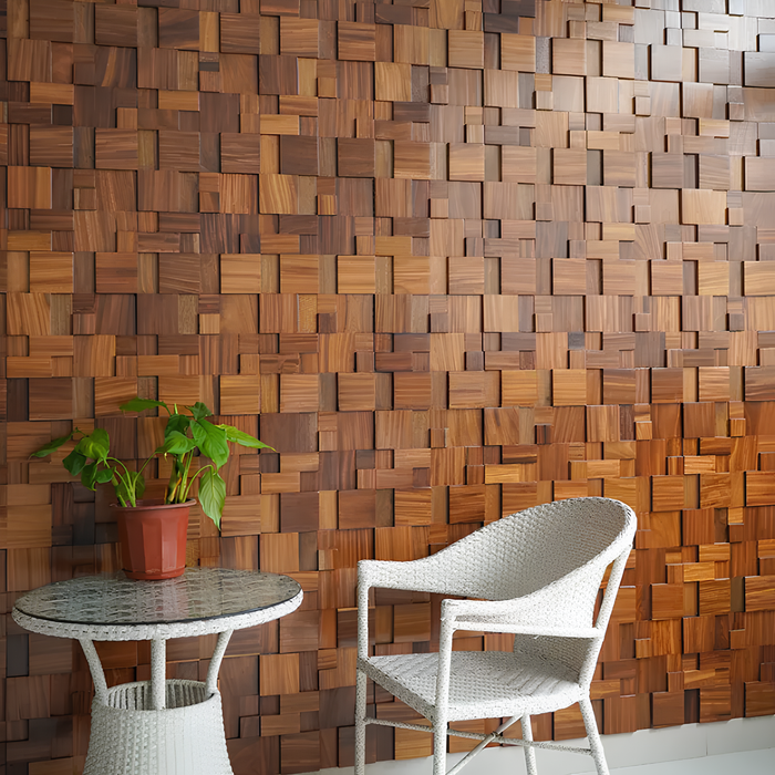 AlignPro Walnut Wood Wall Panel